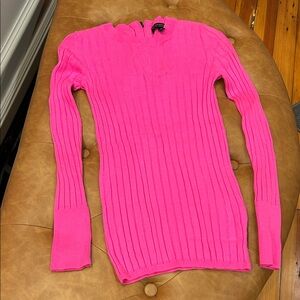 Banana Republic Bright Pink Turtleneck Sweater